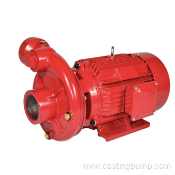 Electric motor powered casting iron pump set